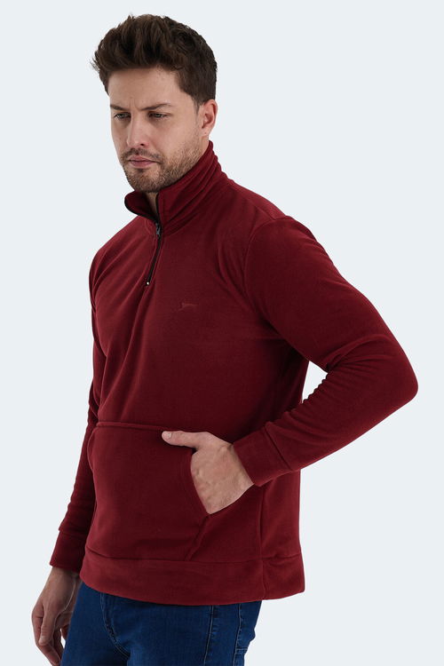 Slazenger SOLID Erkek Polar Bordo