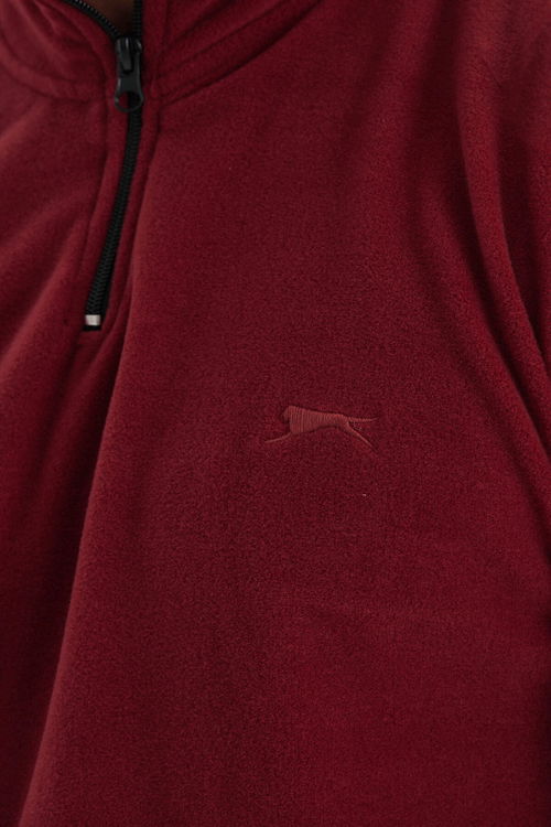 Slazenger SOLID Erkek Polar Bordo