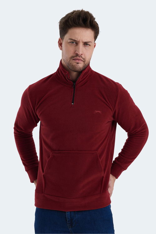 Slazenger SOLID Erkek Polar Bordo