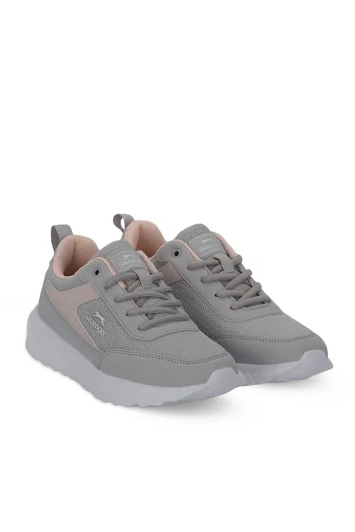Slazenger SORIA Kadın Gri / Pembe Koşu & Yürüyüş Spor Ayakkabısı