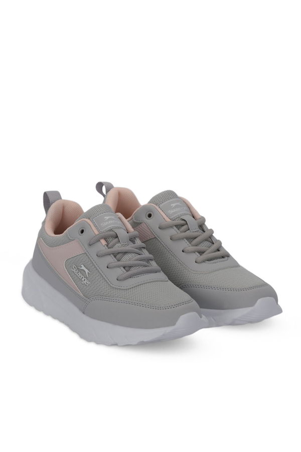Slazenger SORIA Kadın Gri / Pembe Koşu & Yürüyüş Spor Ayakkabısı