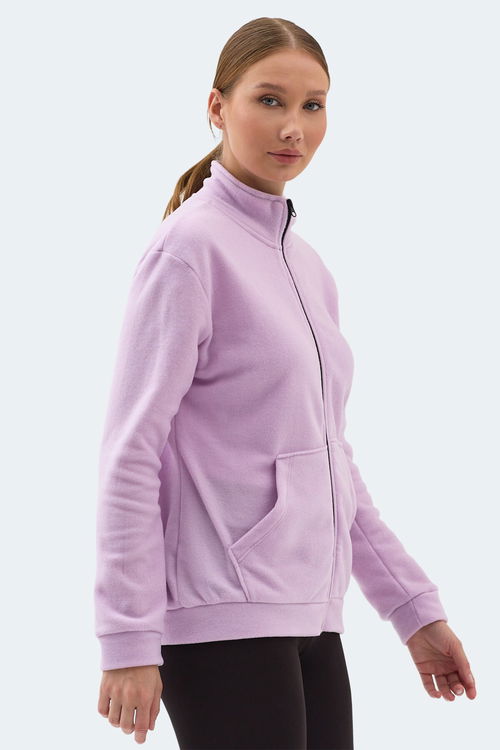 Slazenger SOUL I Kadın Lila Polar