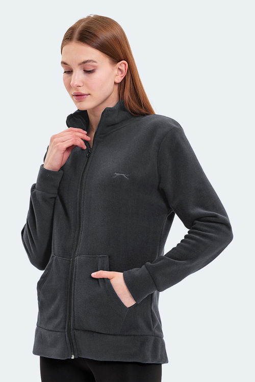 Slazenger SOUL I Kadın Koyu Gri Polar