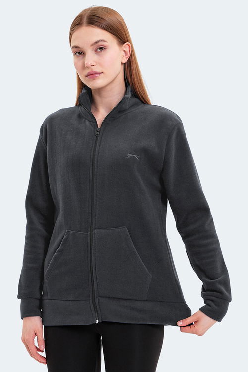 Slazenger SOUL I Kadın Koyu Gri Polar