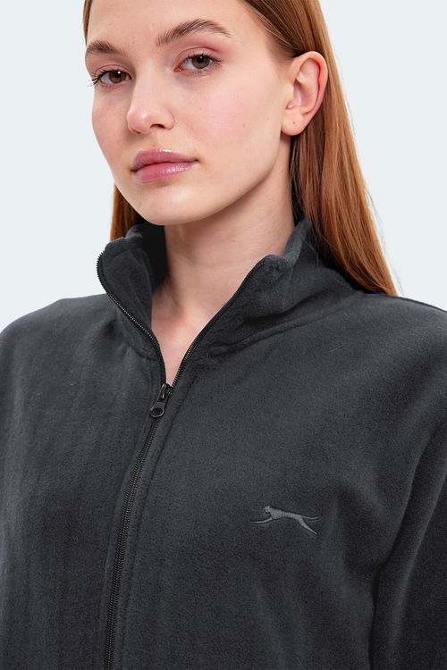 Slazenger SOUL I Kadın Koyu Gri Polar