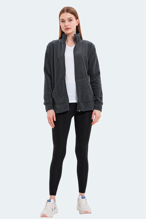 Slazenger SOUL I Kadın Koyu Gri Polar