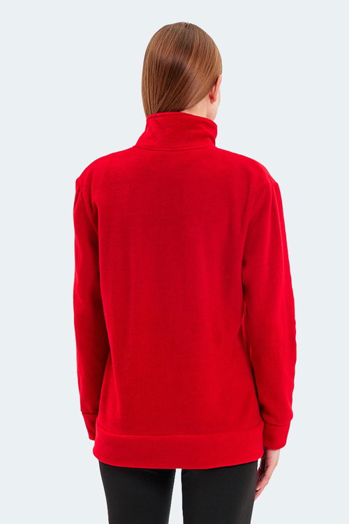 Slazenger SOUL I Kadın Kırmızı Polar