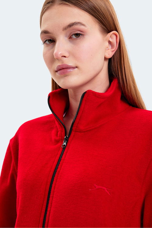 Slazenger SOUL I Kadın Kırmızı Polar