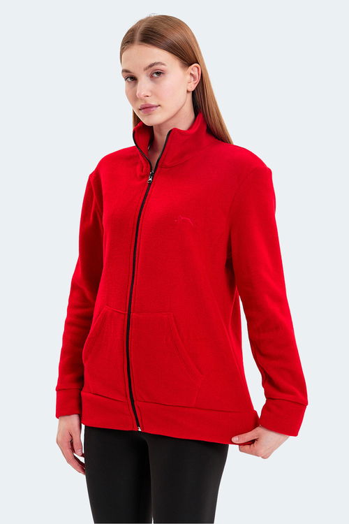 Slazenger SOUL I Kadın Kırmızı Polar