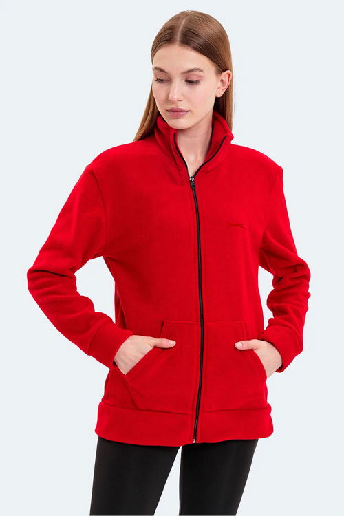 Slazenger SOUL I Kadın Kırmızı Polar