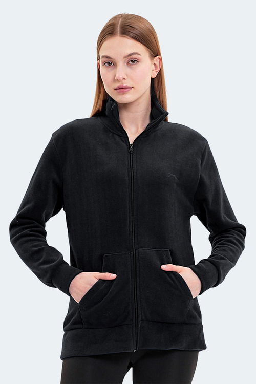 Slazenger SOUL I Kadın Siyah Polar