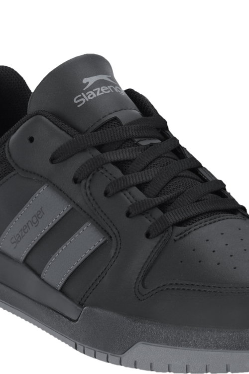 Slazenger SPRINT I Erkek Siyah / Koyu Gri Günlük Spor Ayakkabısı