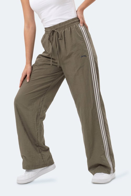 Slazenger STARLIGHT IN Kadın Bol Paça Haki Eşofman Altı