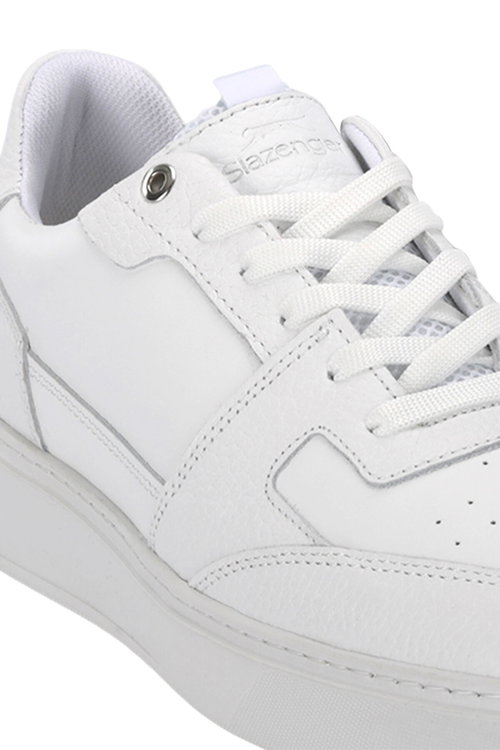 Slazenger STARX I Erkek Deri Beyaz Günlük Spor Ayakkabısı
