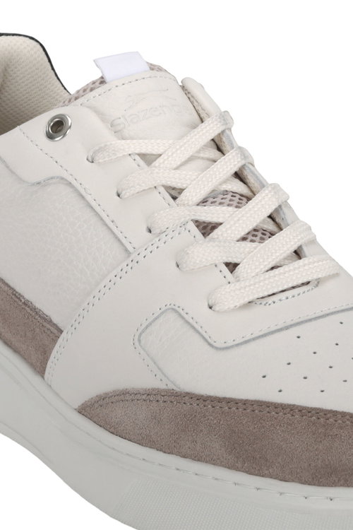 Slazenger STARX I Erkek Deri Ekru Günlük Spor Ayakkabısı