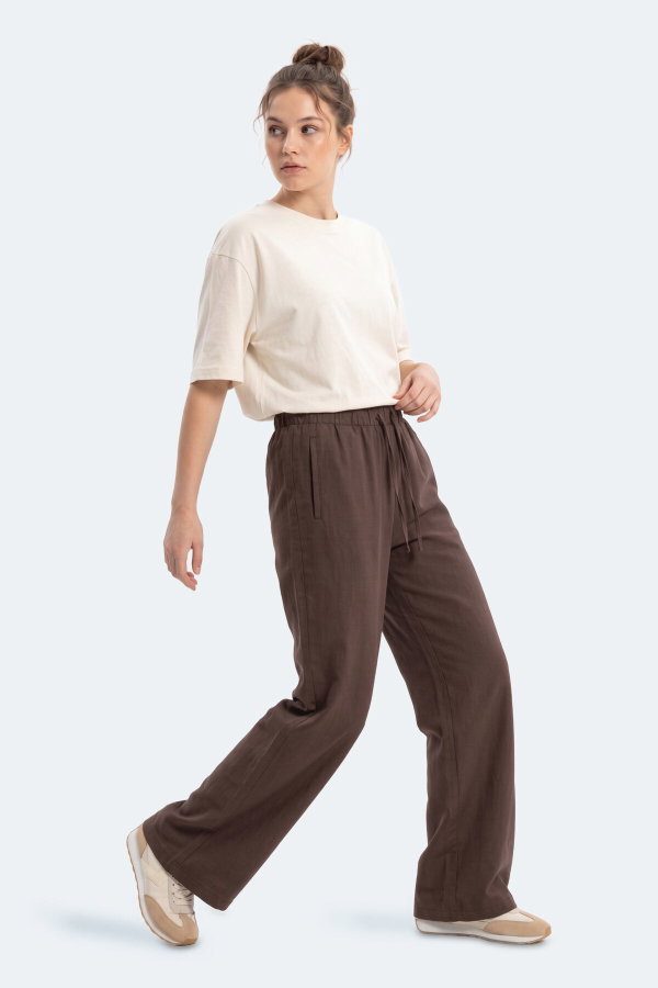 Slazenger SUNFLOWER Kadın Kahve Eşofman Altı