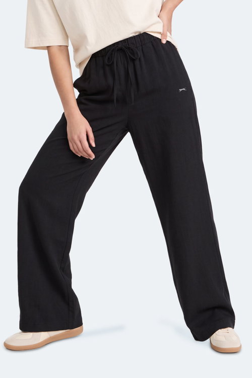 Slazenger SUNFLOWER Kadın Siyah Eşofman Altı