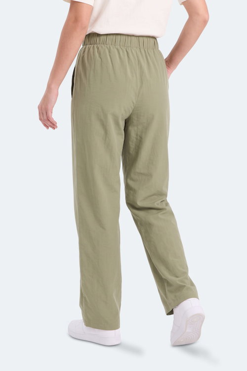Slazenger SUNFLOWER IN Kadın Bol Paça Su Yeşili Pantolon