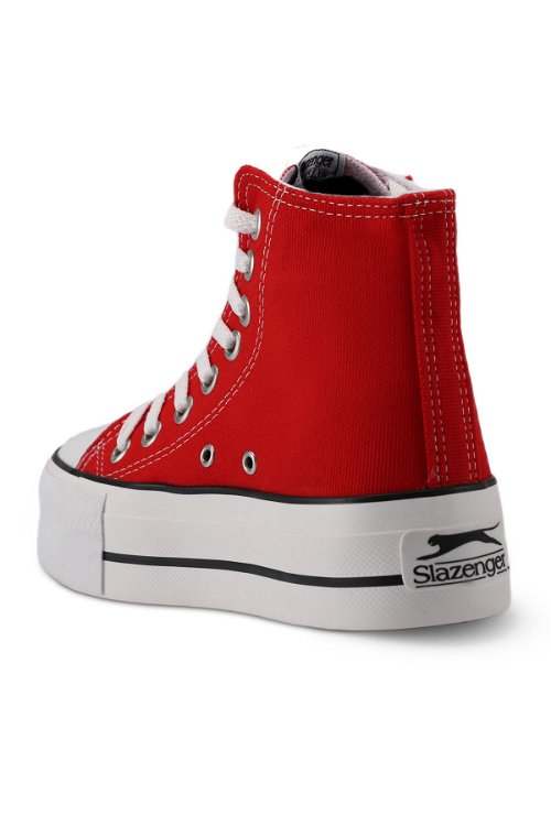 Slazenger SUPER HIGH I Sneaker Kadın Ayakkabı Kırmızı