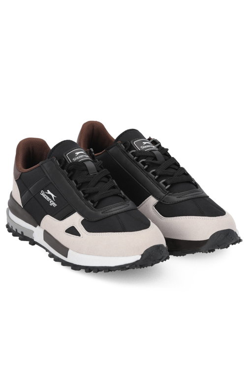 Slazenger SUPERNOVA I Erkek Siyah / Koyu Gri Günlük Spor Ayakkabısı