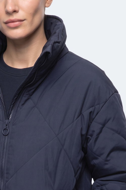 Slazenger TANOR I Kadın Oversıze Lacivert Mont & Kaban