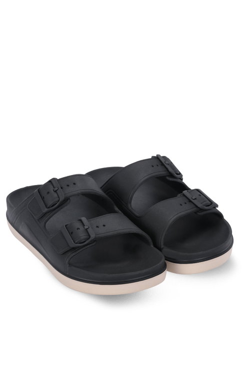 Slazenger TREMOR I Erkek Siyah / Koyu Gri Terlik