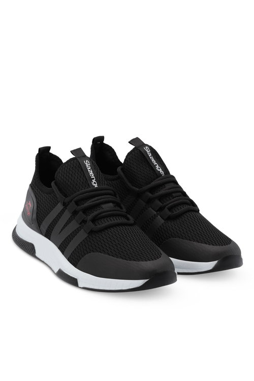 Slazenger TUESDAY I Erkek Siyah / Kırmızı Koşu & Yürüyüş Spor Ayakkabısı