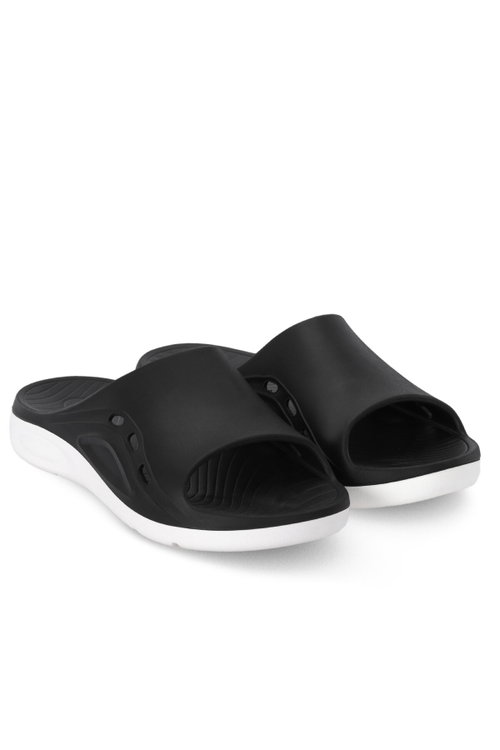 Slazenger TUNDRA I Erkek Siyah / Beyaz Terlik
