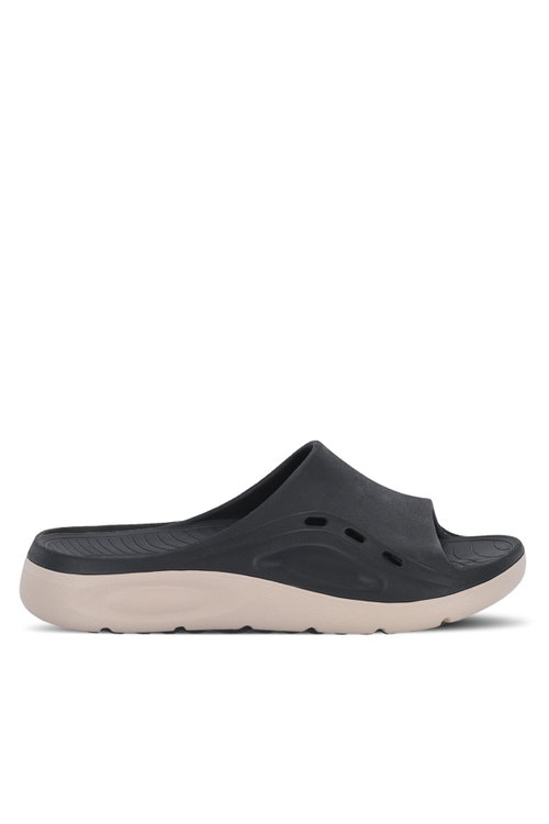 Slazenger TUNDRA I Erkek Siyah / Koyu Gri Terlik