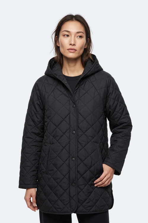 Slazenger TWICE I Kadın Siyah Mont & Kaban
