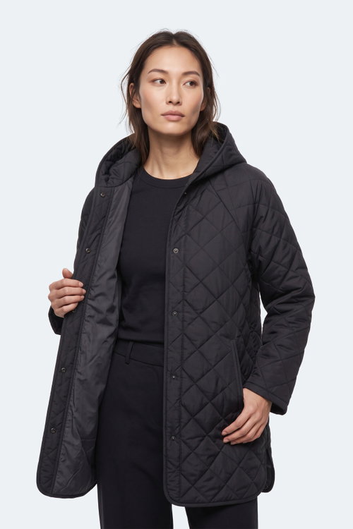 Slazenger TWICE I Kadın Siyah Mont & Kaban
