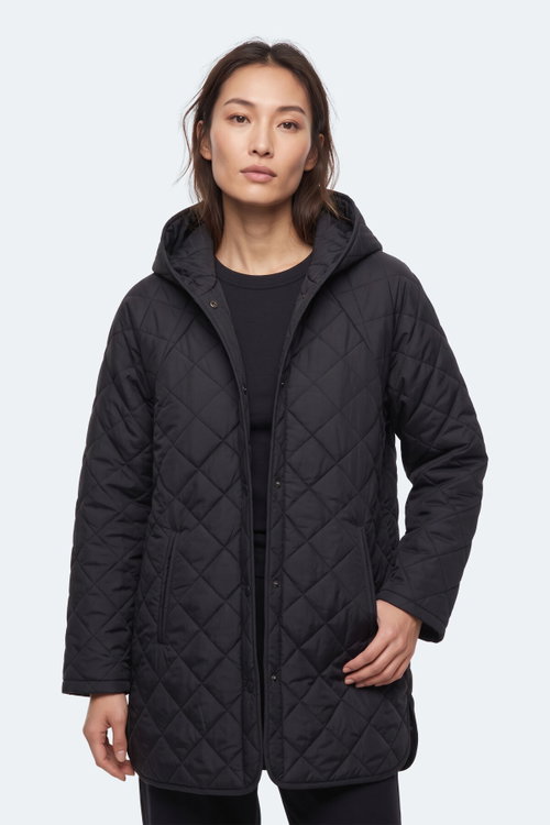 Slazenger TWICE I Kadın Siyah Mont & Kaban