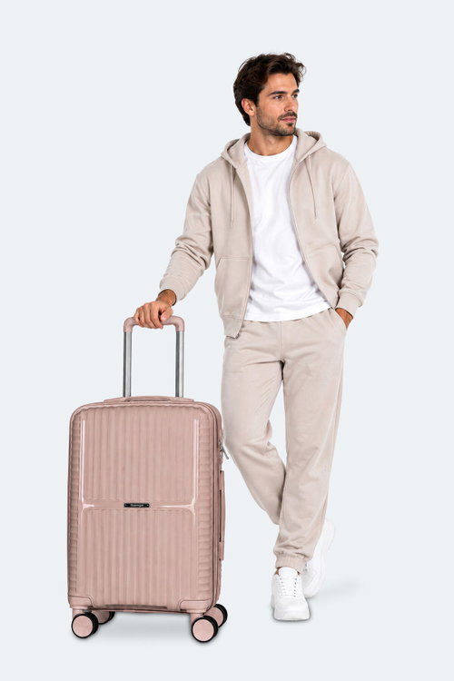 Slazenger UBER 3 LÜ SET Unisex Pembe Valiz