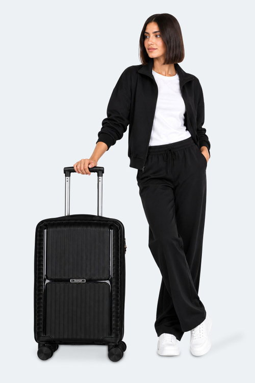 Slazenger UBER 3 LÜ SET Unisex Siyah Valiz