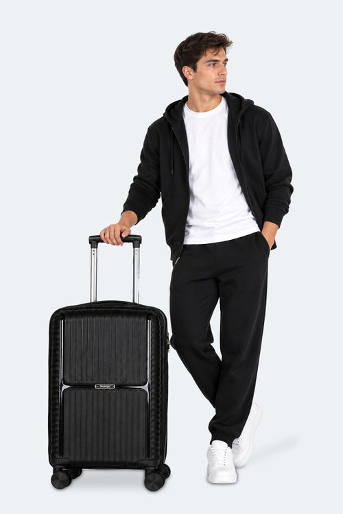 Slazenger UBER 3 LÜ SET Unisex Siyah Valiz