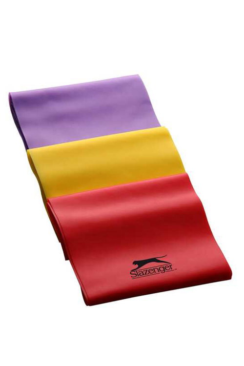 Slazenger Üçlü Pilates Band Set (Ucu Açık) Unisex STD Pilates Aksesuarları