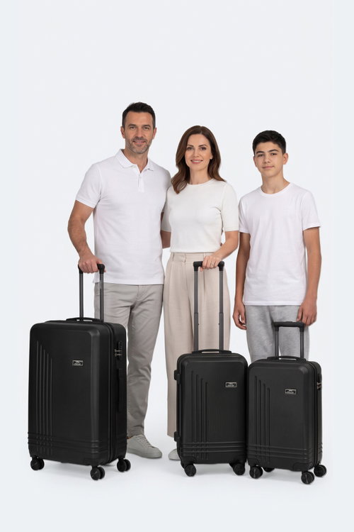 Slazenger UNION 3 LÜ SET Unisex Siyah Valiz