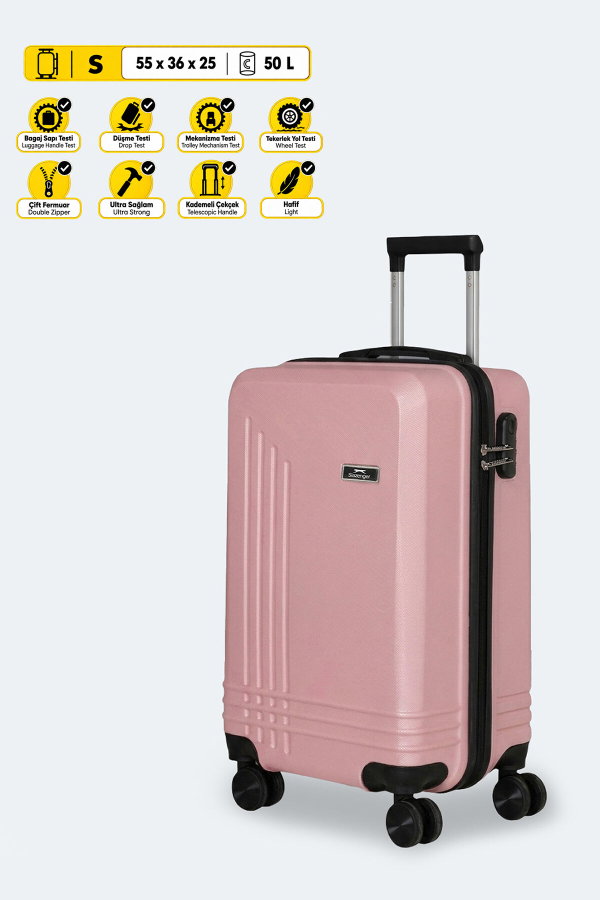 Slazenger UNION Küçük Boy Unisex Pembe Valiz
