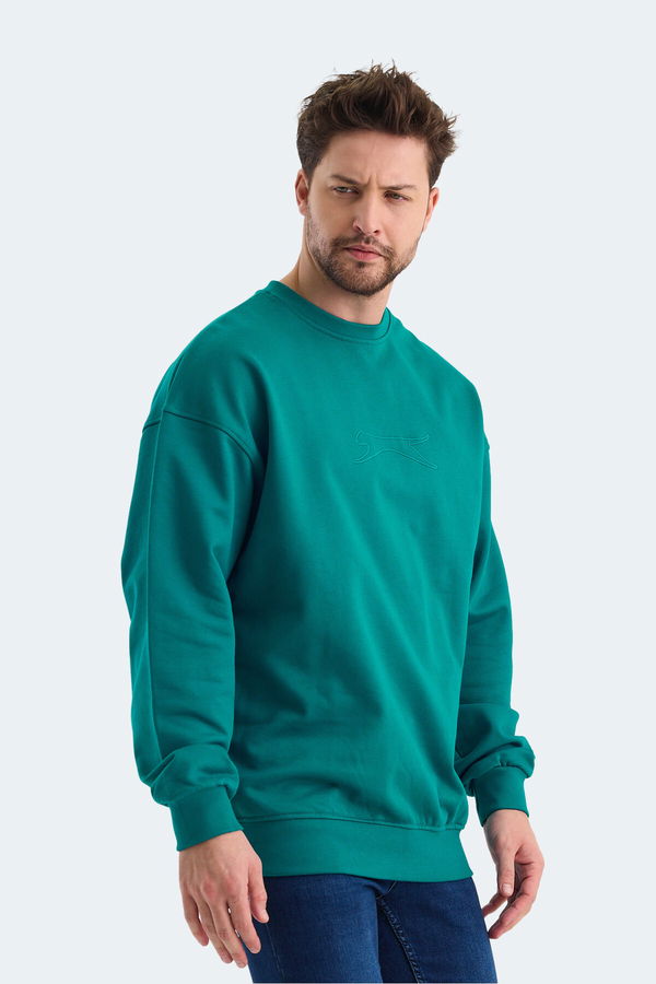 Slazenger VADIK 2li set Erkek Haki - Petrol Sweatshirt