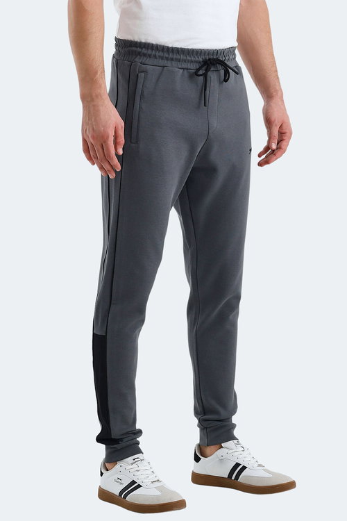 Slazenger VALARY 2 Lİ SET Erkek Siyah - Koyu Gri Eşofman Altı