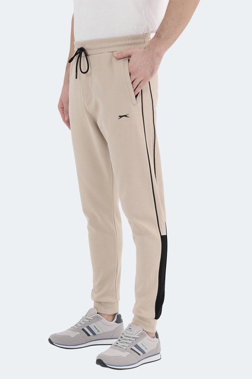 Slazenger VALARY 2 Lİ SET Erkek Bej - Koyu Gri Eşofman Altı