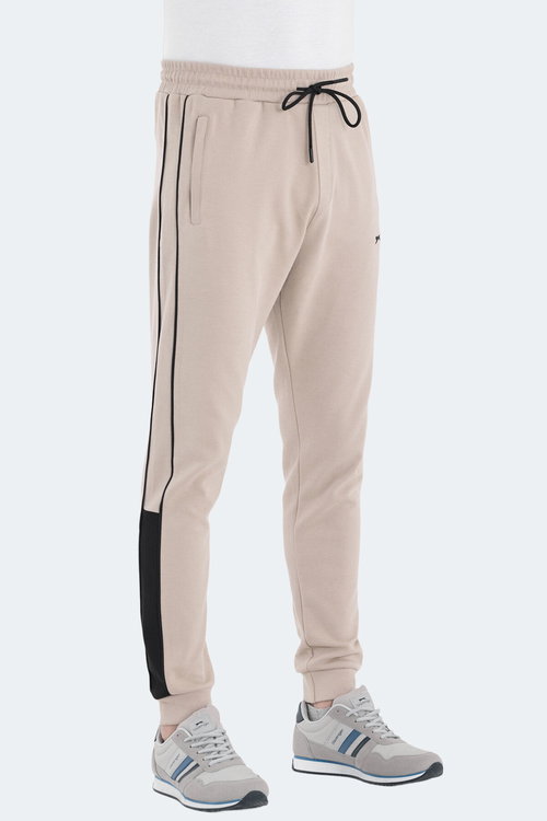 Slazenger VALARY 2 Lİ SET Erkek Bej - Koyu Gri Eşofman Altı