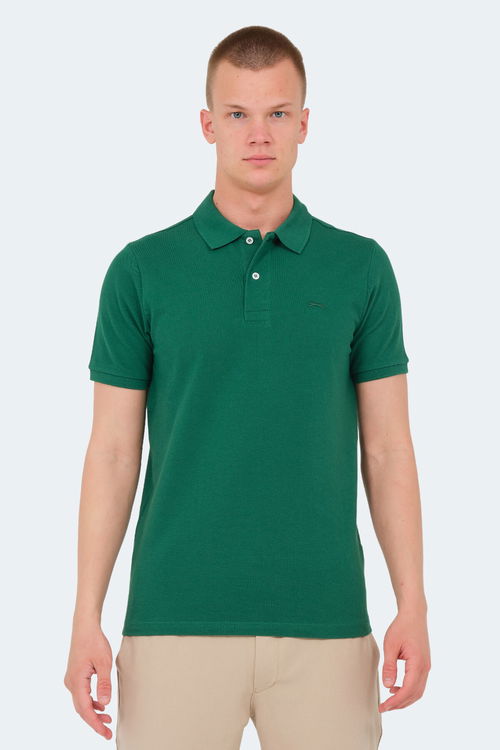 Slazenger VALE KTN 5li Set Erkek Tişört Beyaz - Siyah - Petrol - Yeşil - Kırmızı