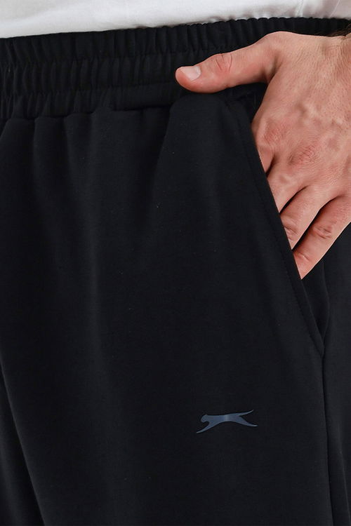 Slazenger VALERIE 2 Lİ SET Erkek Cepli Siyah - Gri Eşofman Altı