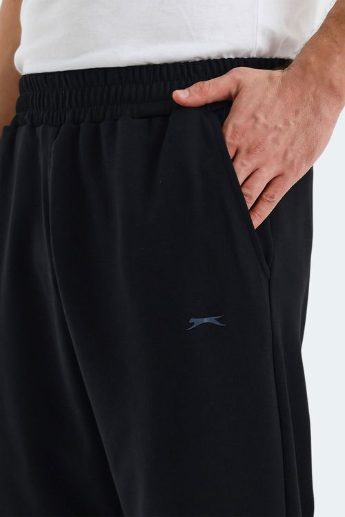 Slazenger VALERIE 2 Lİ SET Erkek Siyah - Koyu Gri Eşofman Altı