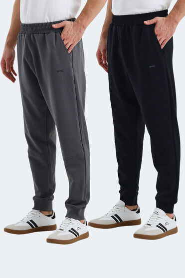 Slazenger VALERIE 2 Lİ SET Erkek Cepli Siyah - Koyu Gri Eşofman Altı Slazenger VALERIE 2 Lİ SET Erkek Cepli Siyah - Koyu Gri Eşofman Altı