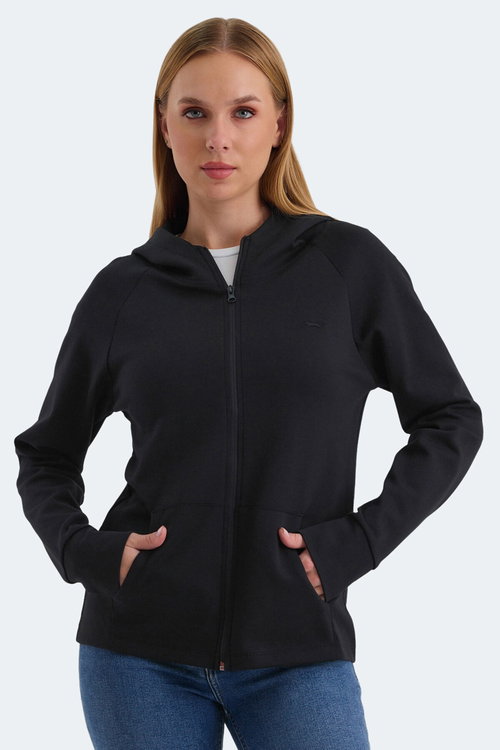 Slazenger VASCO 2 Lİ SET Kadın Siyah - Koyu Gri Sweatshırt