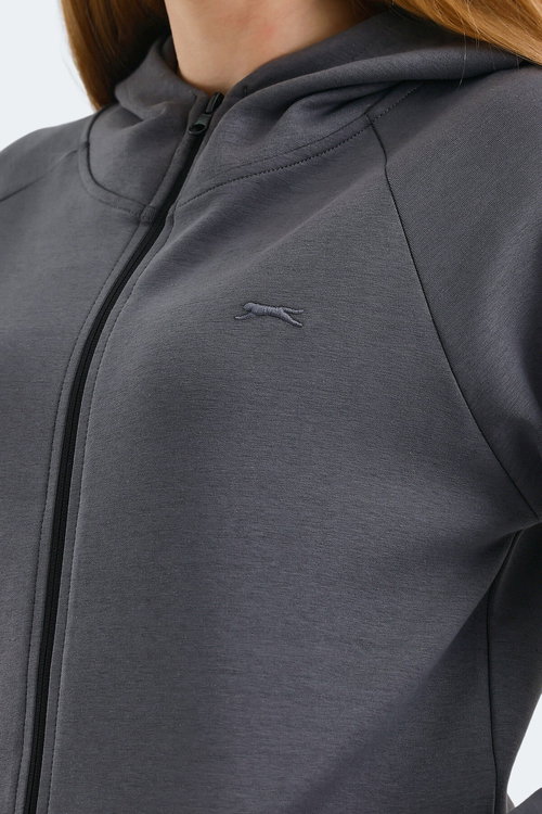 Slazenger VASCO 2 Lİ SET Kadın Siyah - Koyu Gri Sweatshırt