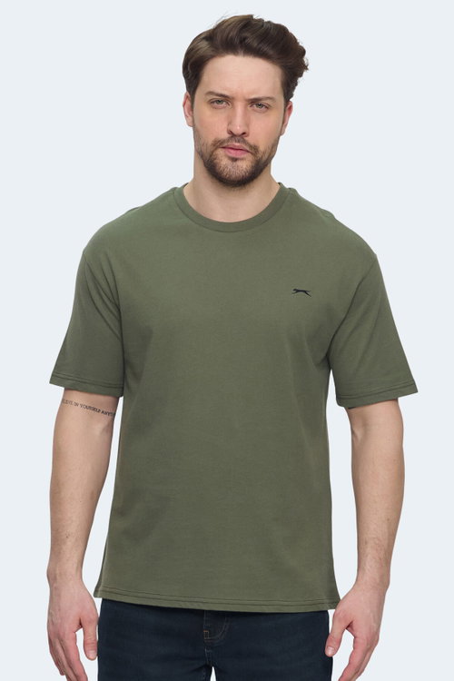 Slazenger VELLAMO 2 Lİ SET Erkek Haki / Gri Tişört