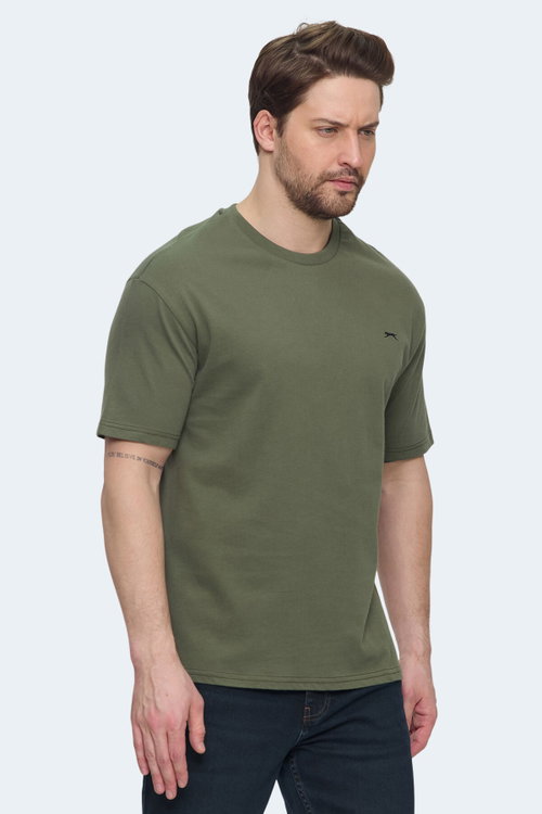 Slazenger VELLAMO 2 Lİ SET Erkek Haki / Gri Tişört